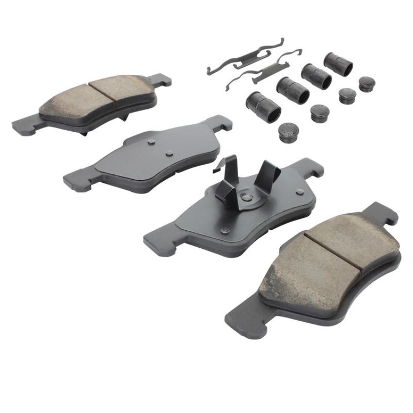 MPA 1003-1047C Quality-Built Black Series Ceramic Brake Pads w/ Hardware