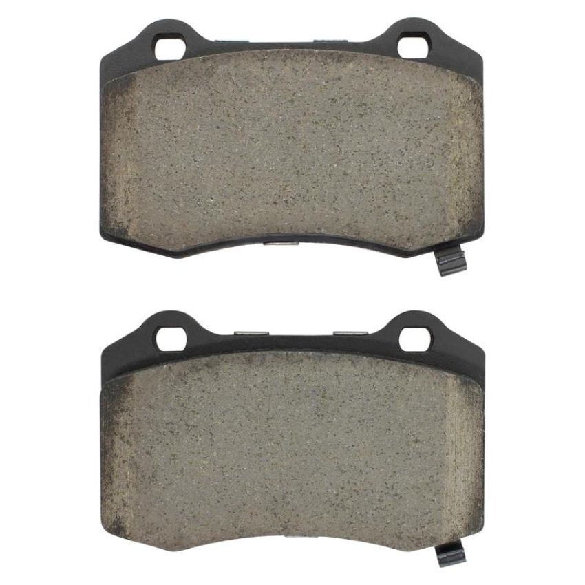 MPA 1003-1053AC Quality-Built Black Series Ceramic Brake Pads w/ Hardware