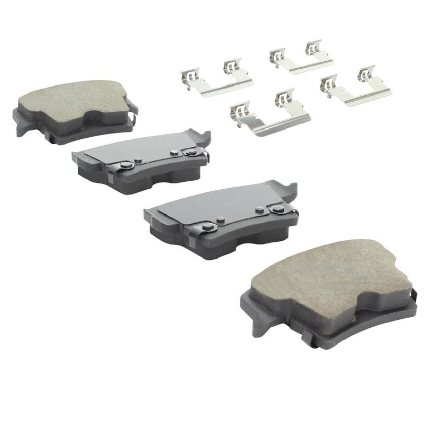 MPA 1003-1057BC Quality-Built Black Series Ceramic Brake Pads w/ Hardware