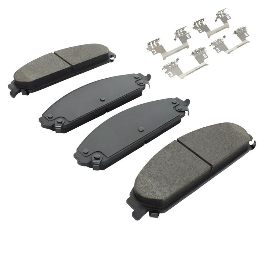 MPA 1003-1058C Quality-Built Black Series Ceramic Brake Pads w/ Hardware