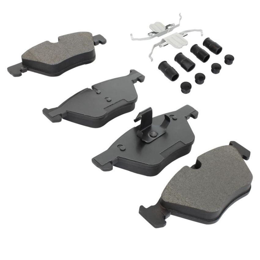MPA 1003-1061C Quality-Built Black Series Ceramic Brake Pads w/ Hardware