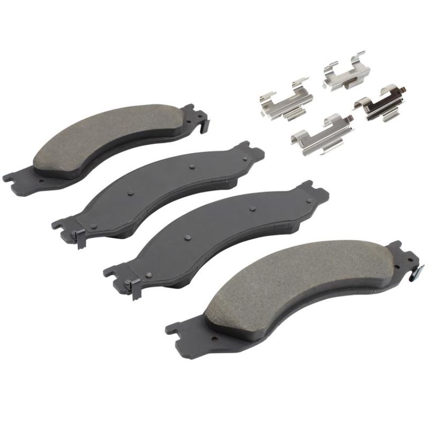 MPA 1003-1064M Quality-Built Black Series Semi-Metallic Brake Pads w/ Hardware