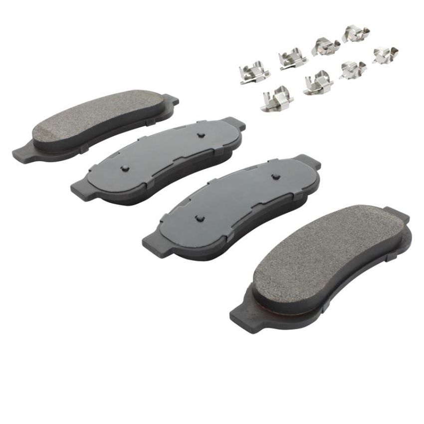 MPA 1003-1067M Quality-Built Black Series Semi-Metallic Brake Pads w/ Hardware