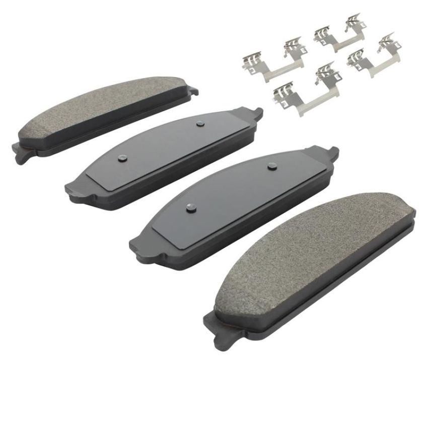 MPA 1003-1070C Quality-Built Black Series Ceramic Brake Pads w/ Hardware