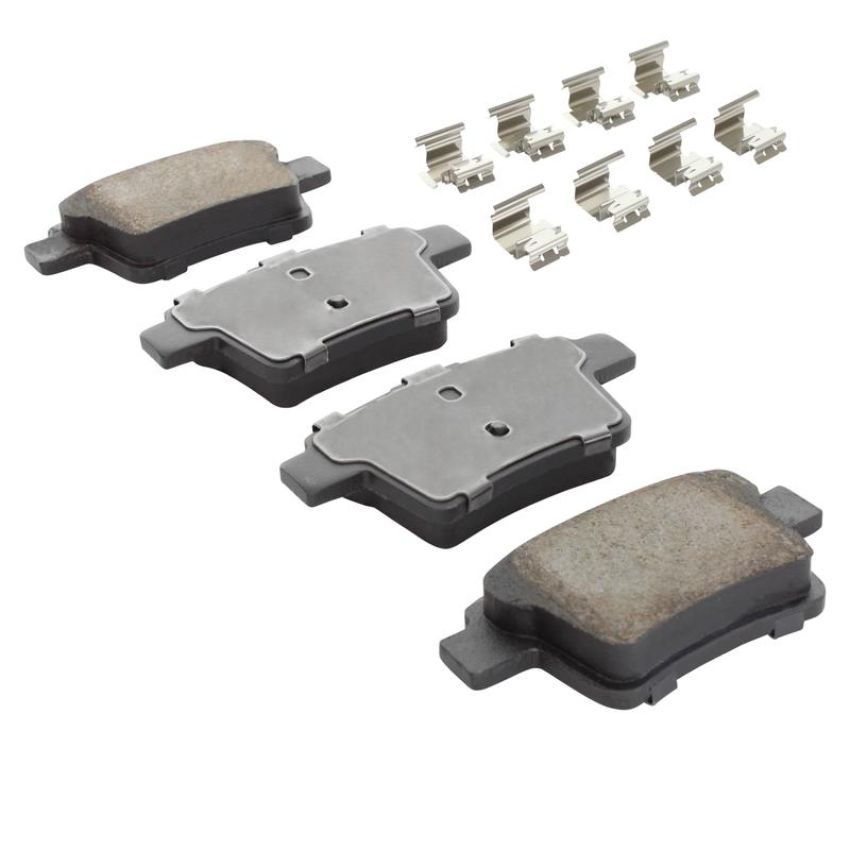 MPA 1003-1071C Quality-Built Black Series Ceramic Brake Pads w/ Hardware