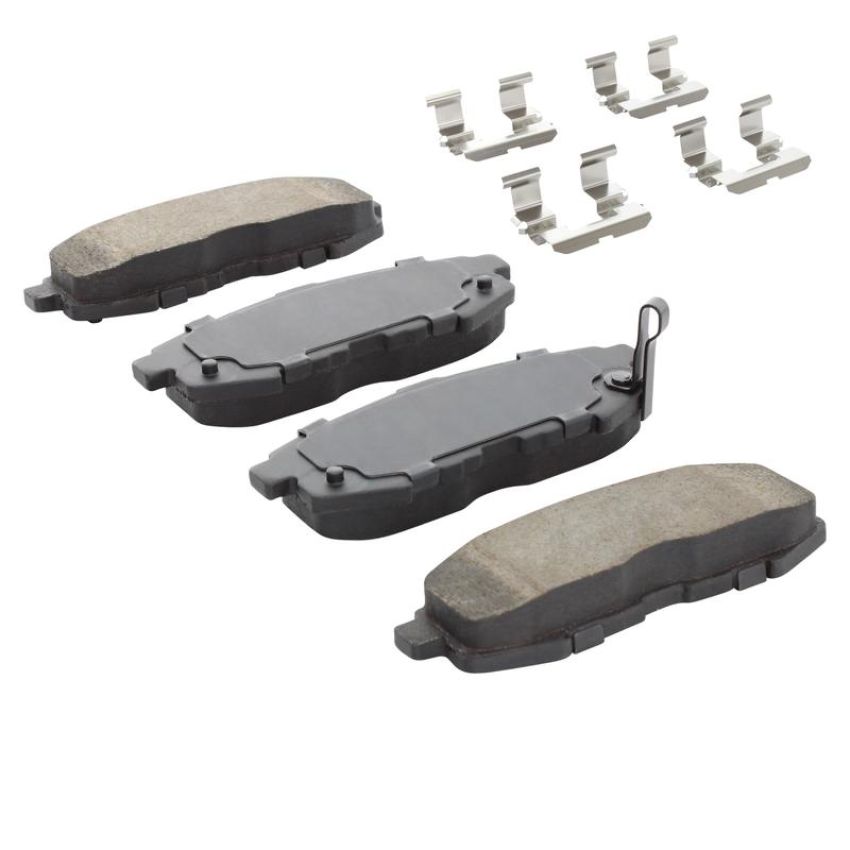 MPA 1003-1073C Quality-Built Black Series Ceramic Brake Pads w/ Hardware