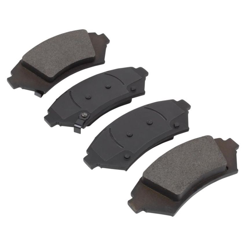 MPA 1003-1076M Quality-Built Black Series Semi-Metallic Brake Pads w/ Hardware