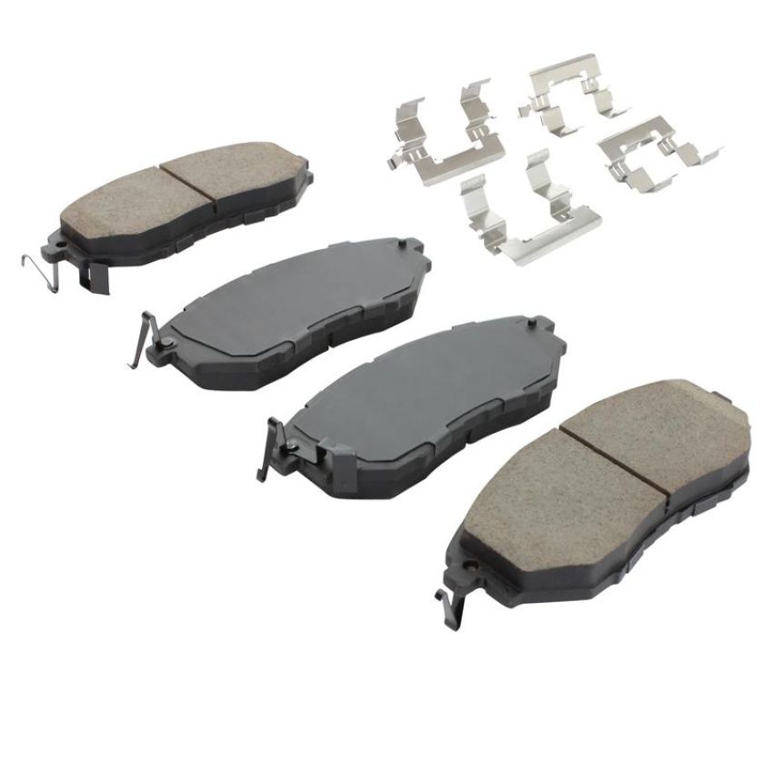 MPA 1003-1078AC Quality-Built Black Series Ceramic Brake Pads w/ Hardware
