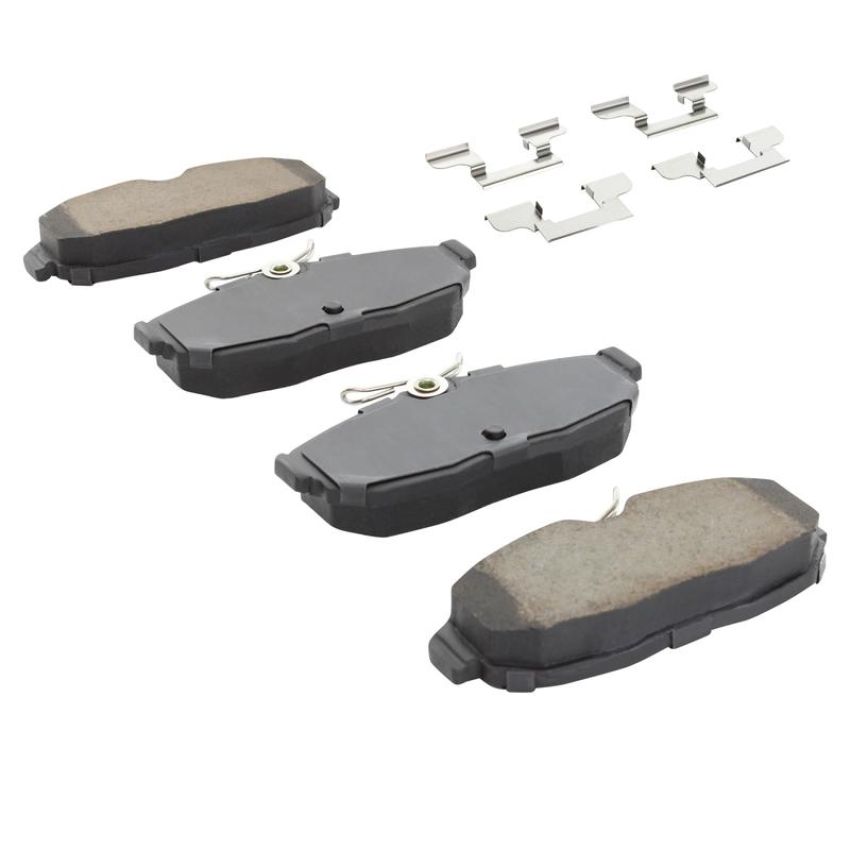 MPA 1003-1082C Quality-Built Black Series Ceramic Brake Pads w/ Hardware