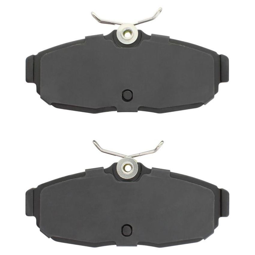 MPA 1003-1082C Quality-Built Black Series Ceramic Brake Pads w/ Hardware