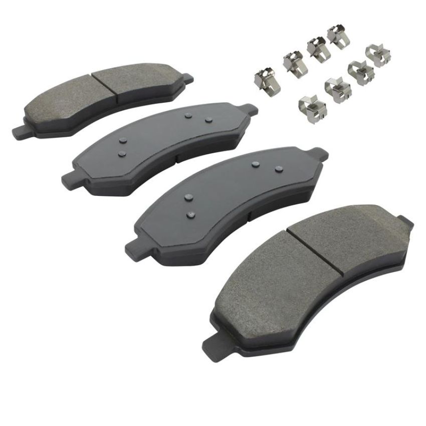 MPA 1003-1084M Quality-Built Black Series Semi-Metallic Brake Pads w/ Hardware