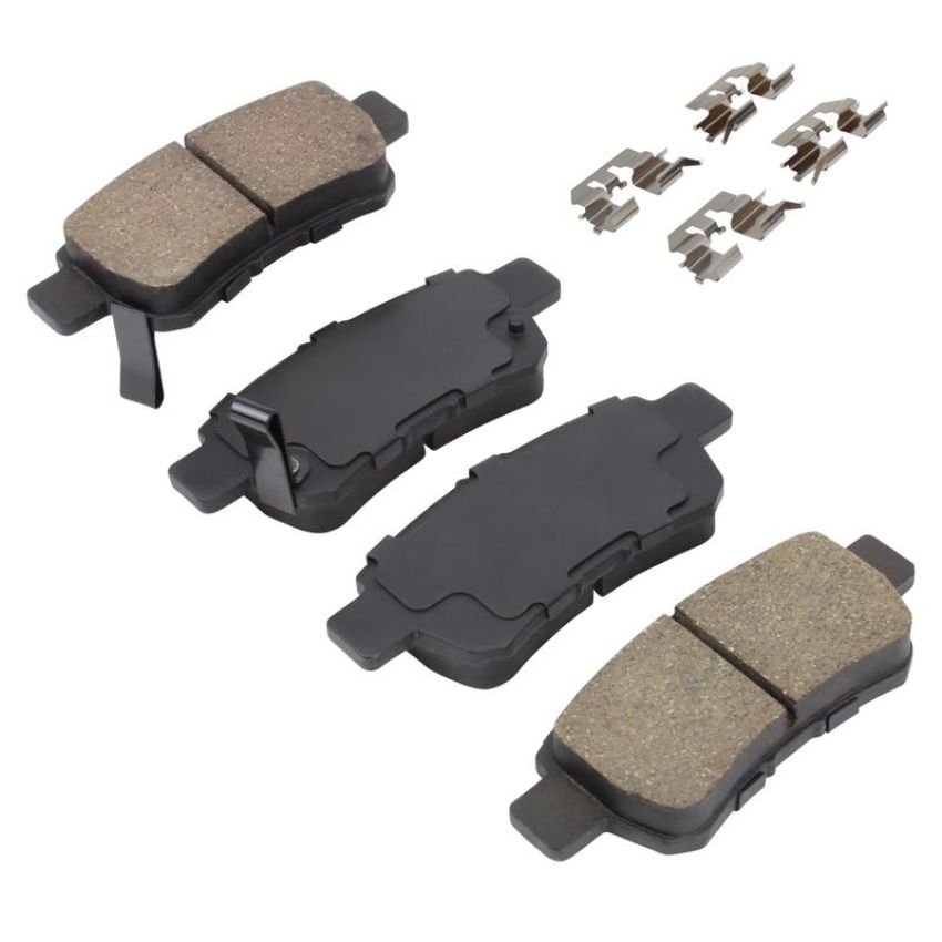 MPA 1003-1088C Quality-Built Black Series Ceramic Brake Pads w/ Hardware