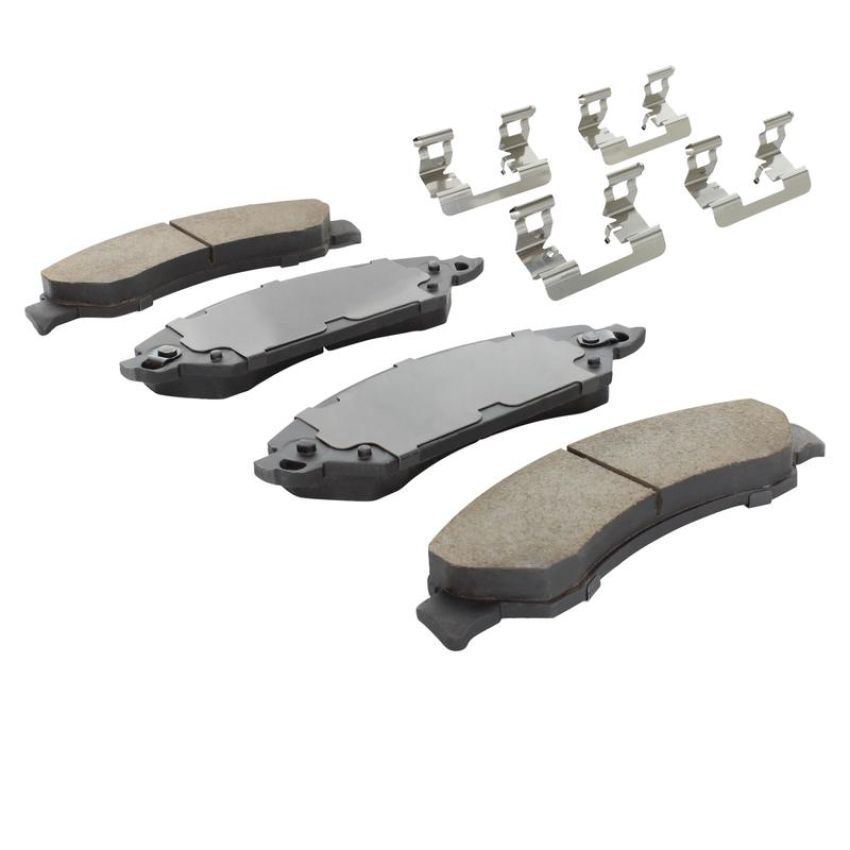 MPA 1003-1092C Quality-Built Black Series Ceramic Brake Pads w/ Hardware