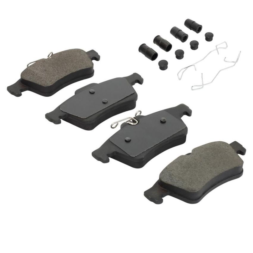 MPA 1003-1095C Quality-Built Black Series Ceramic Brake Pads w/ Hardware