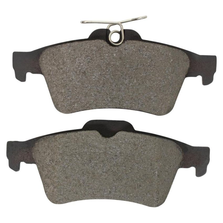 MPA 1003-1095M Quality-Built Black Series Semi-Metallic Brake Pads w/ Hardware
