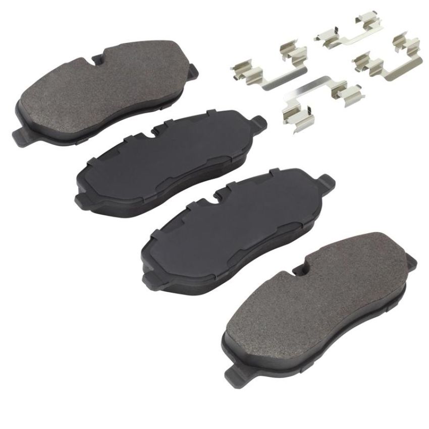 MPA 1003-1098M Quality-Built Black Series Semi-Metallic Brake Pads w/ Hardware