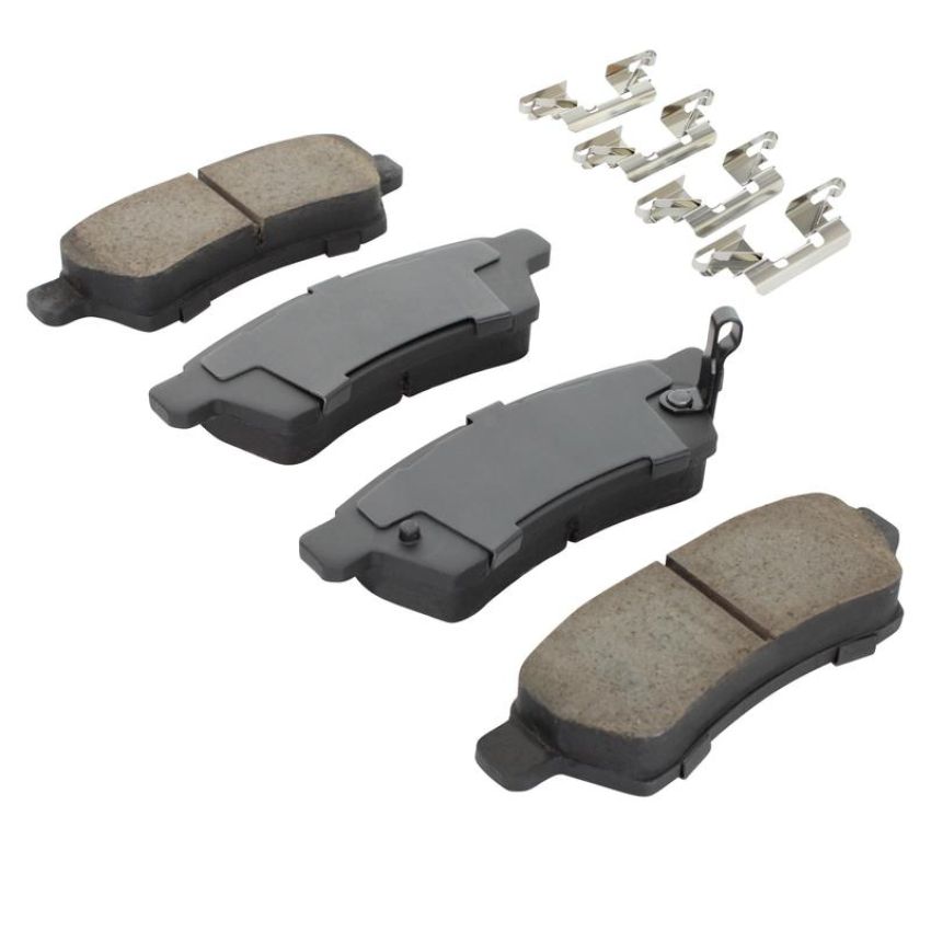 MPA 1003-1100C Quality-Built Black Series Ceramic Brake Pads w/ Hardware