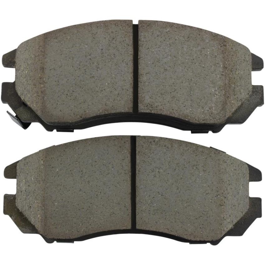 MPA 1003-1104C Quality-Built Black Series Ceramic Brake Pads w/ Hardware