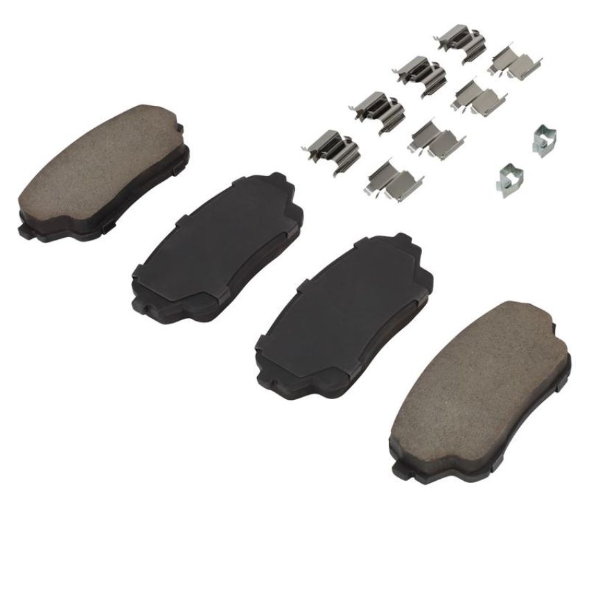 MPA 1003-1105C Quality-Built Black Series Ceramic Brake Pads w/ Hardware