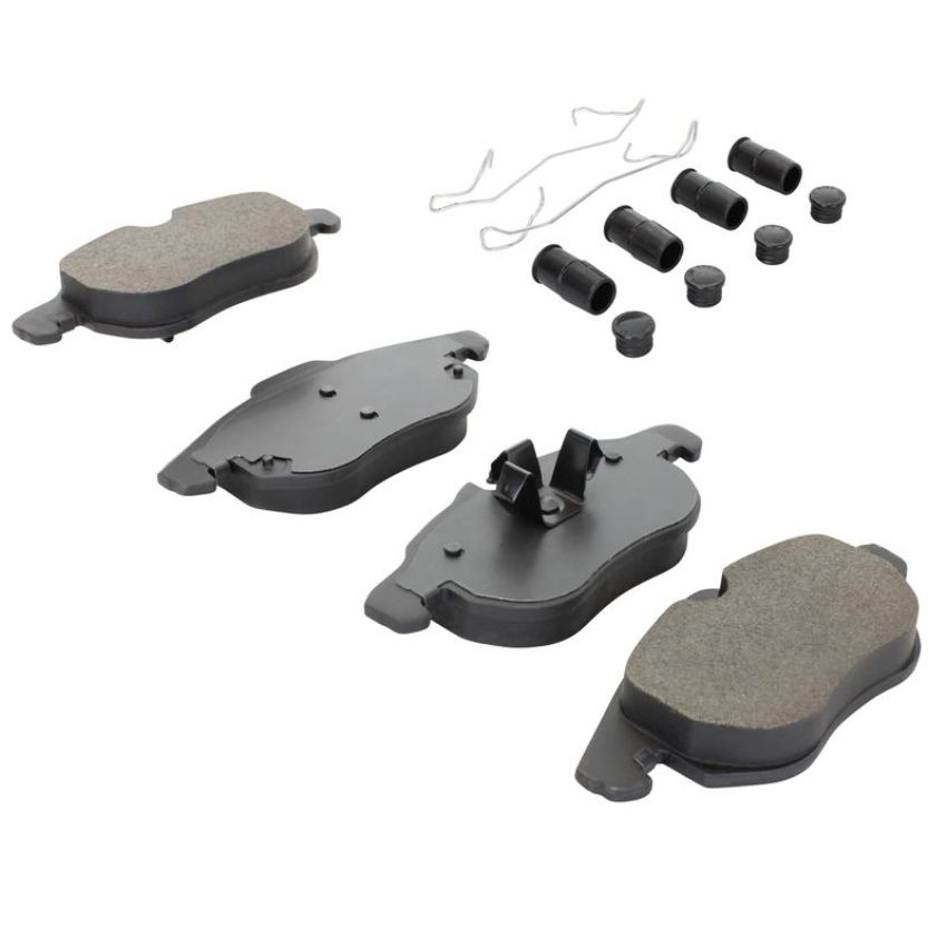 MPA 1003-1106C Quality-Built Black Series Ceramic Brake Pads w/ Hardware