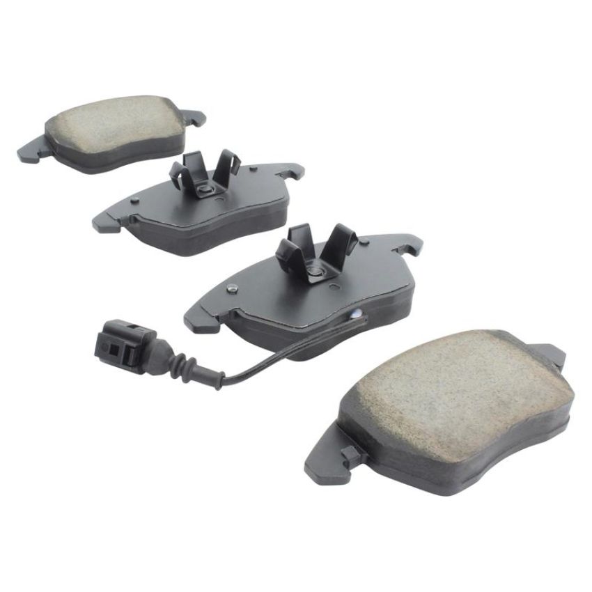 MPA 1003-1107M Quality-Built Black Series Semi-Metallic Brake Pads w/ Hardware
