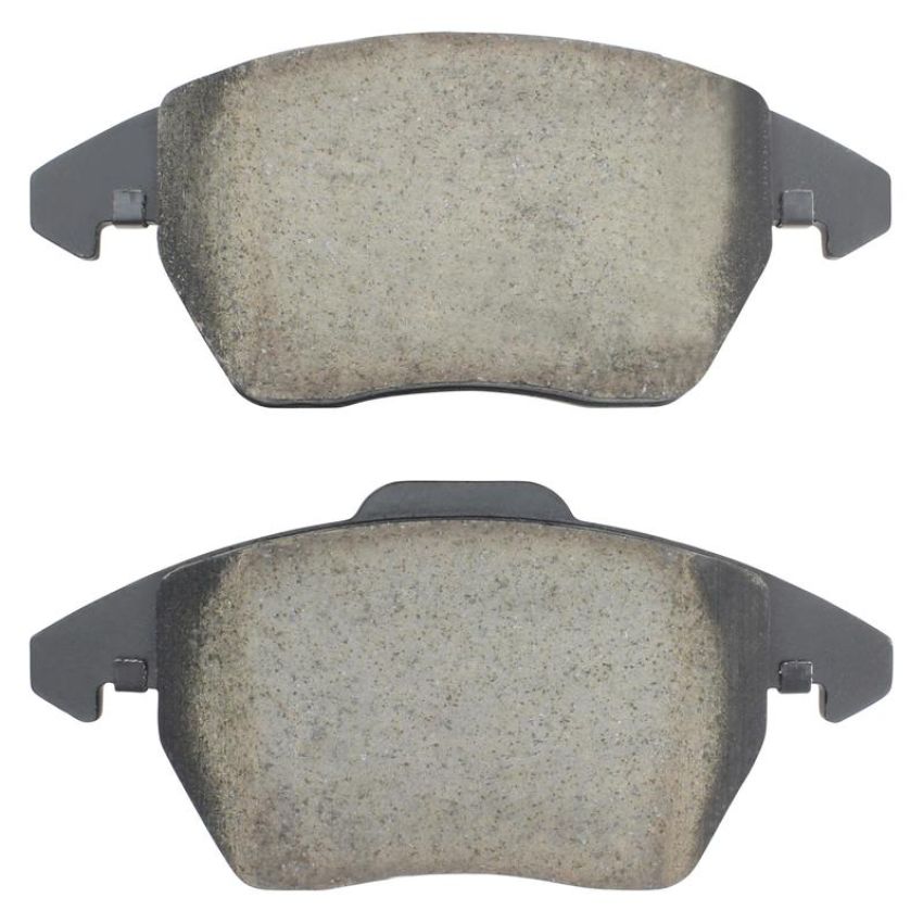 MPA 1003-1107M Quality-Built Black Series Semi-Metallic Brake Pads w/ Hardware