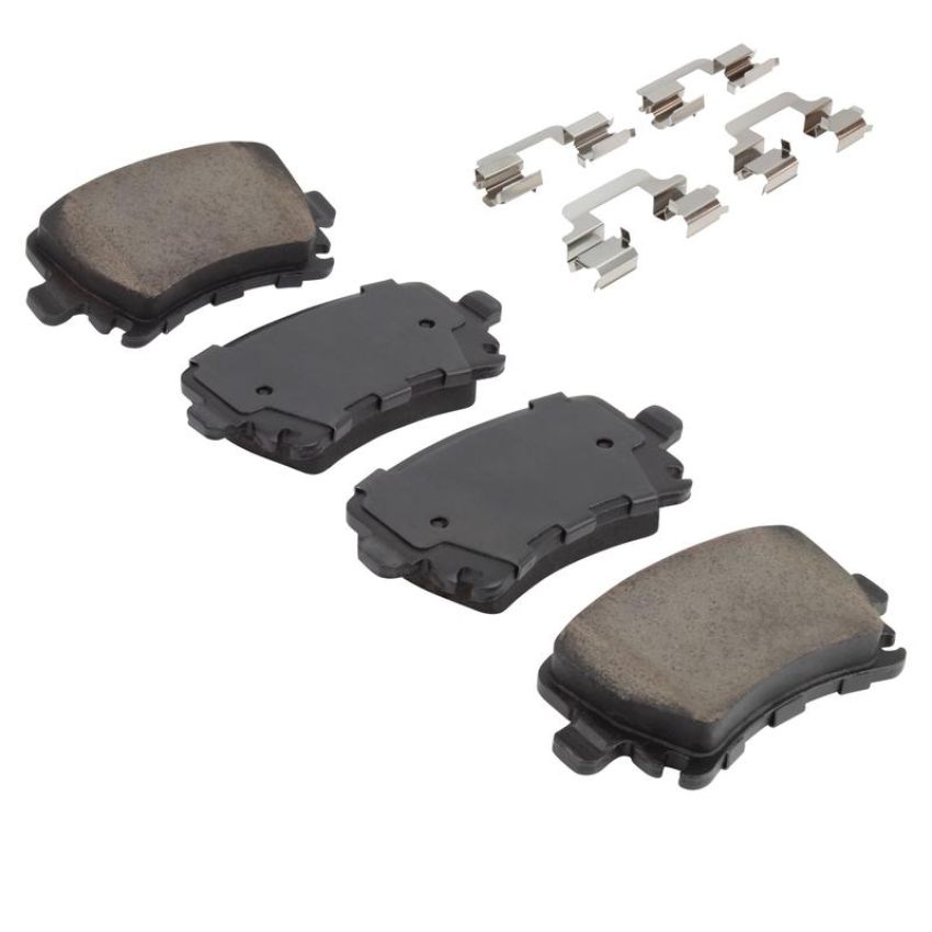 MPA 1003-1108AC Quality-Built Black Series Ceramic Brake Pads w/ Hardware