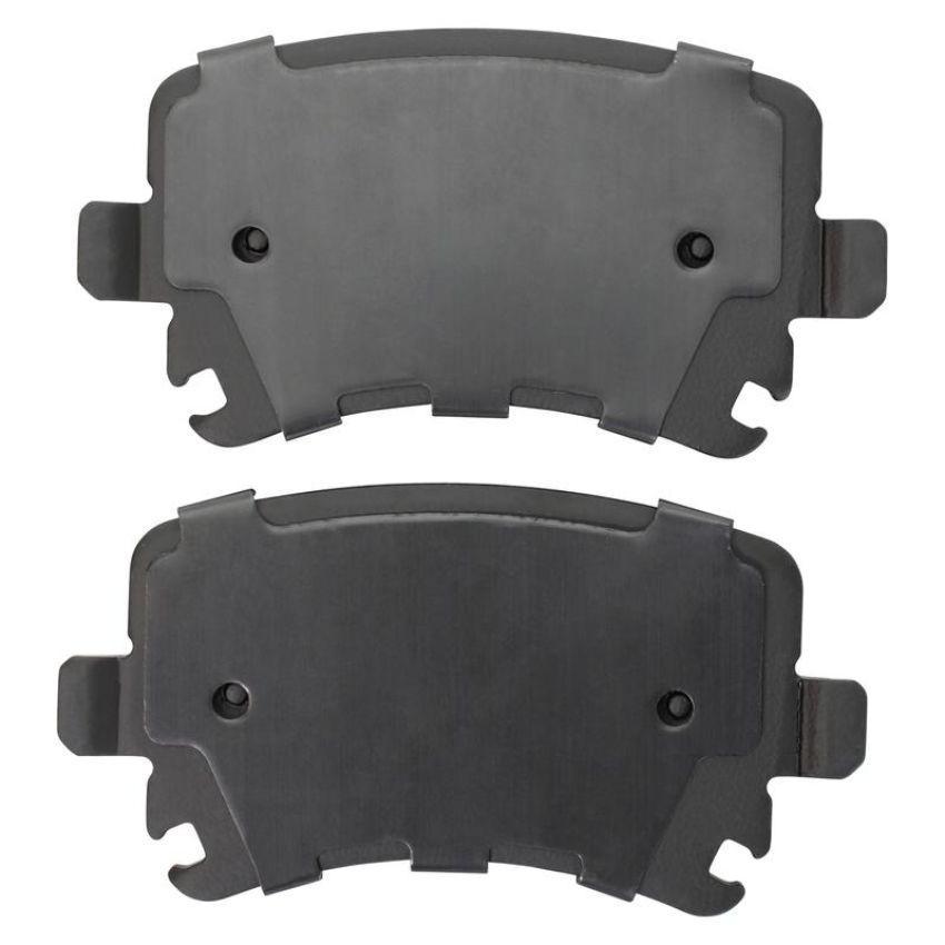 MPA 1003-1108AM Quality-Built Black Series Semi-Metallic Brake Pads w/ Hardware