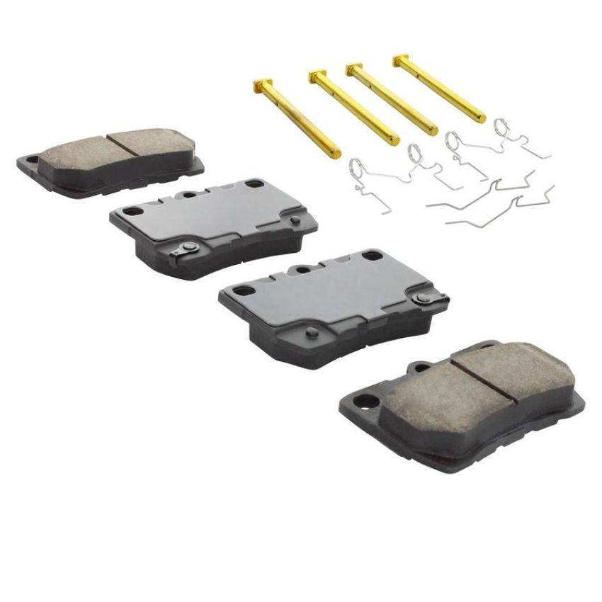 MPA 1003-1113AC Quality-Built Black Series Ceramic Brake Pads w/ Hardware