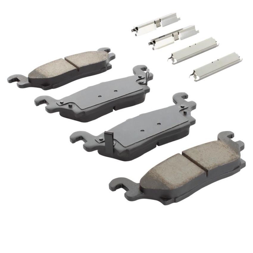 MPA 1003-1120C Quality-Built Black Series Ceramic Brake Pads w/ Hardware