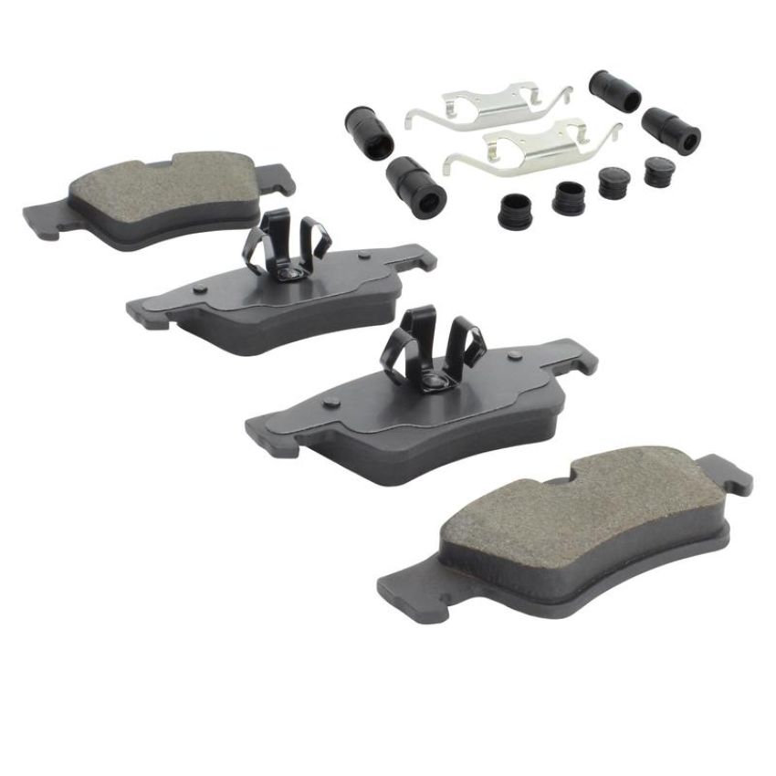MPA 1003-1122C Quality-Built Black Series Ceramic Brake Pads w/ Hardware