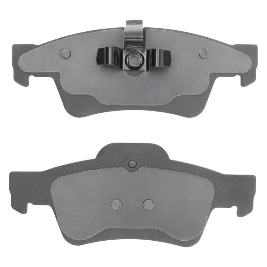 MPA 1003-1122M Quality-Built Black Series Semi-Metallic Brake Pads w/ Hardware