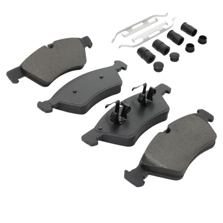 MPA 1003-1123C Quality-Built Black Series Ceramic Brake Pads w/ Hardware