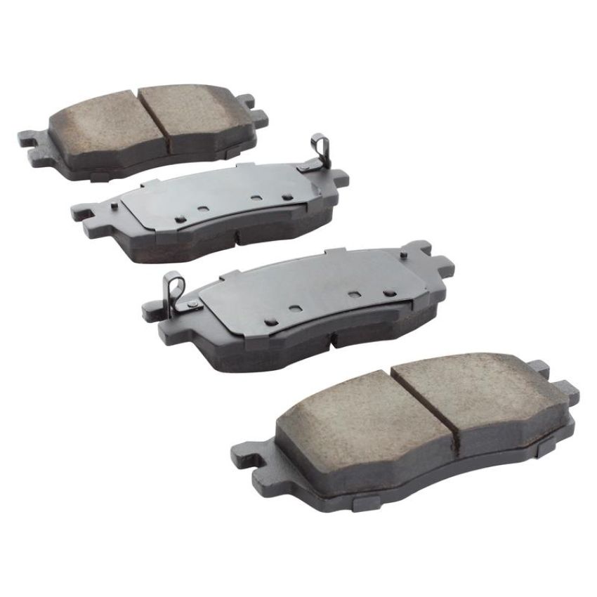 MPA 1003-1156M Quality-Built Black Series Semi-Metallic Brake Pads w/ Hardware