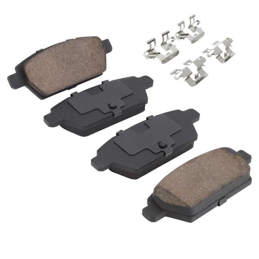 MPA 1003-1161C Quality-Built Black Series Ceramic Brake Pads w/ Hardware