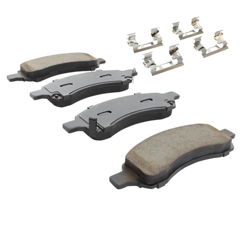 MPA 1003-1169C Quality-Built Black Series Ceramic Brake Pads w/ Hardware