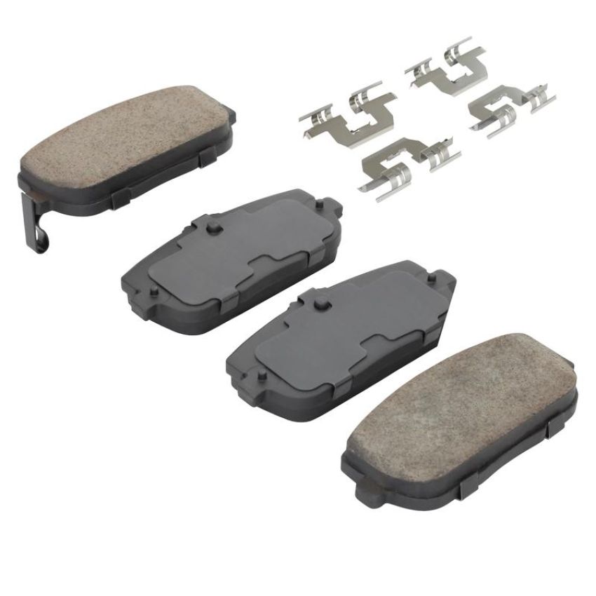 MPA 1003-1180C Quality-Built Black Series Ceramic Brake Pads w/ Hardware
