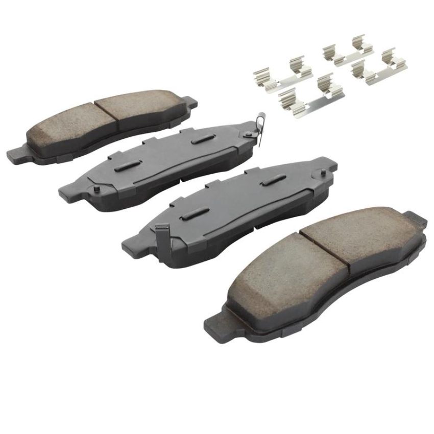 MPA 1003-1183C Quality-Built Black Series Ceramic Brake Pads w/ Hardware