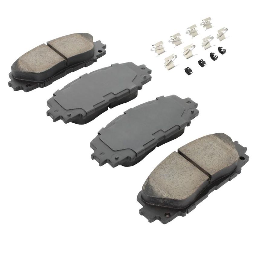 MPA 1003-1184C Quality-Built Black Series Ceramic Brake Pads w/ Hardware