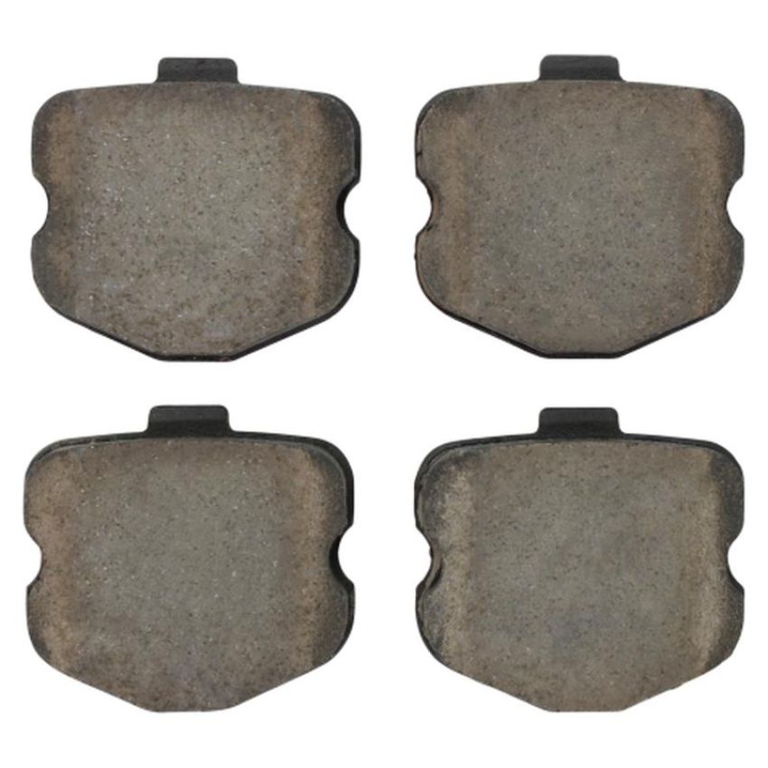 MPA 1003-1185AM Quality-Built Black Series Semi-Metallic Brake Pads