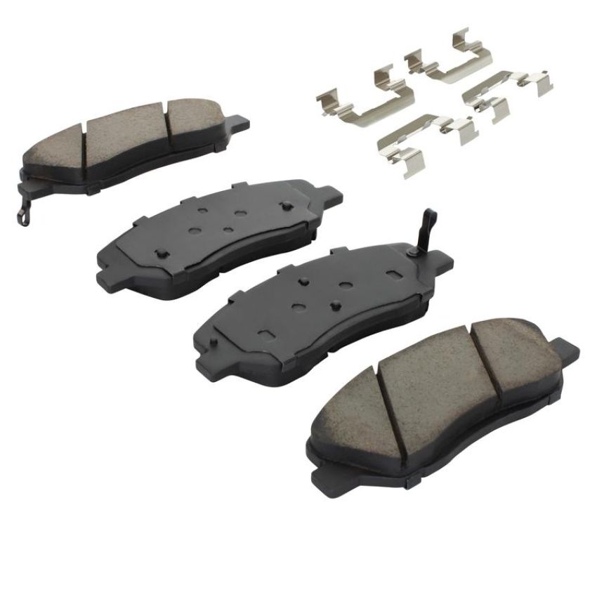 MPA 1003-1202C Quality-Built Black Series Ceramic Brake Pads w/ Hardware