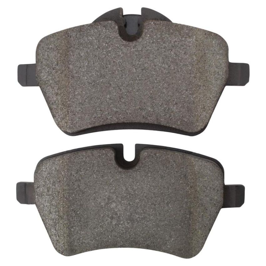 MPA 1003-1204M Quality-Built Black Series Semi-Metallic Brake Pads w/ Hardware