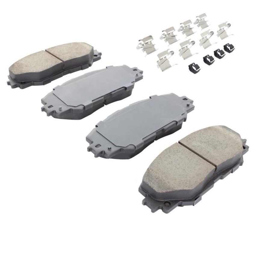 MPA 1003-1210C Quality-Built Black Series Ceramic Brake Pads w/ Hardware