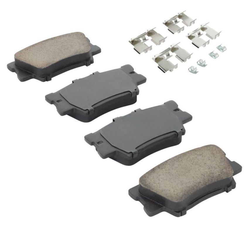 MPA 1003-1212AC Quality-Built Black Series Ceramic Brake Pads w/ Hardware