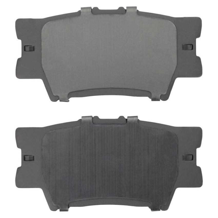 MPA 1003-1212C Quality-Built Black Series Ceramic Brake Pads w/ Hardware