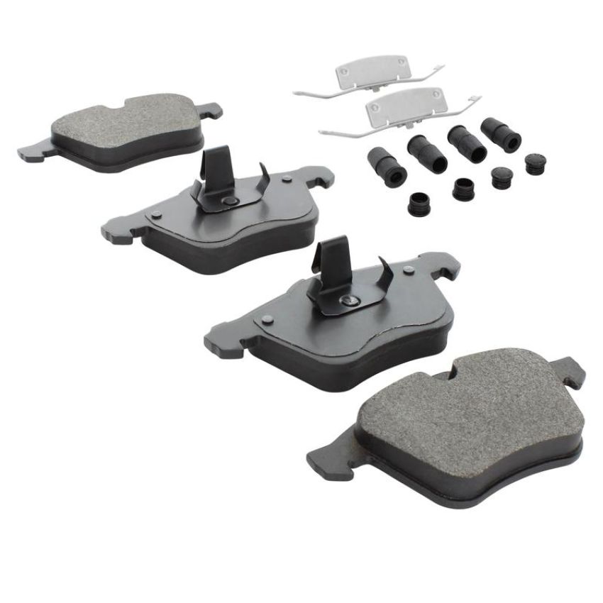 MPA 1003-1240M Quality-Built Black Series Semi-Metallic Brake Pads w/ Hardware