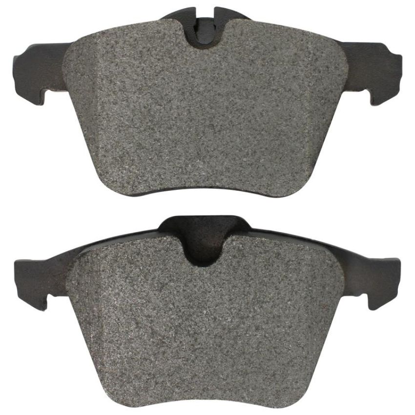 MPA 1003-1240M Quality-Built Black Series Semi-Metallic Brake Pads w/ Hardware