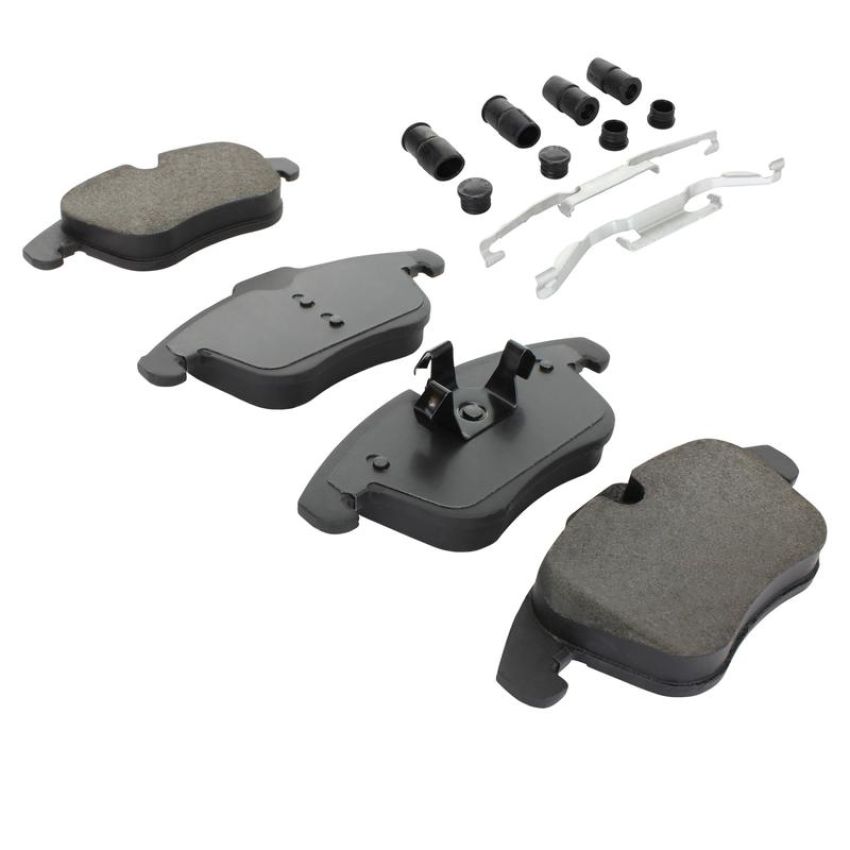 MPA 1003-1241M Quality-Built Black Series Semi-Metallic Brake Pads w/ Hardware