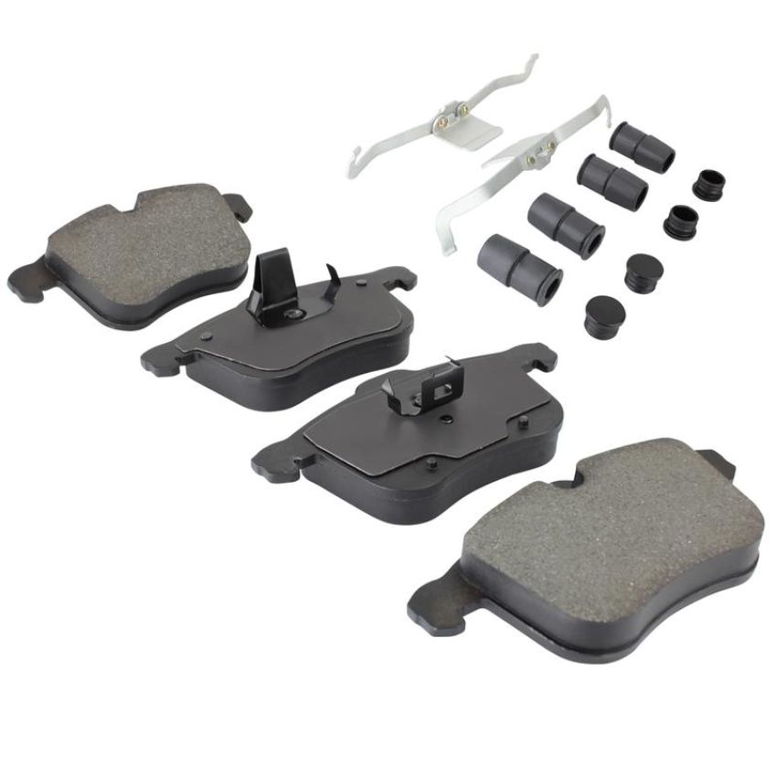 MPA 1003-1257C Quality-Built Black Series Ceramic Brake Pads w/ Hardware