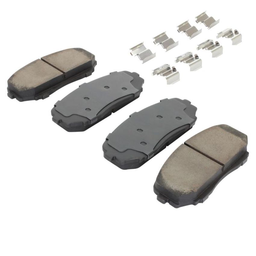 MPA 1003-1258C Quality-Built Black Series Ceramic Brake Pads w/ Hardware